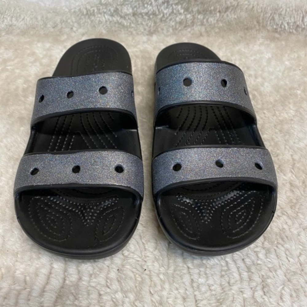 EUC Two Strap Crocs Sandals